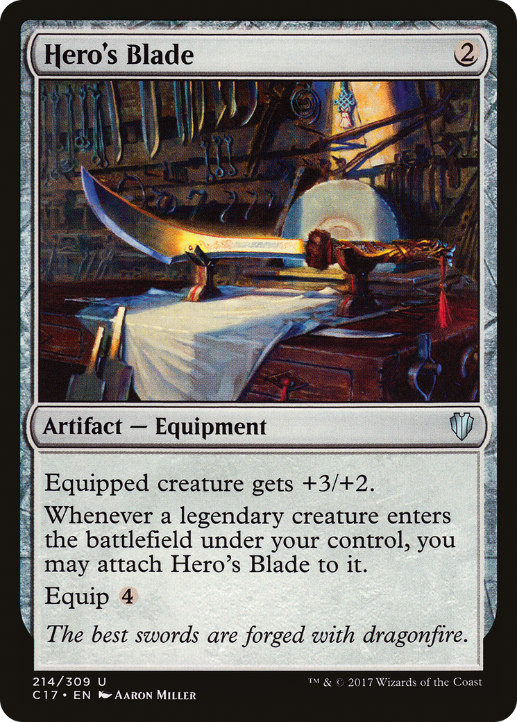 {C} Hero's Blade [Commander 2017][C17 214]