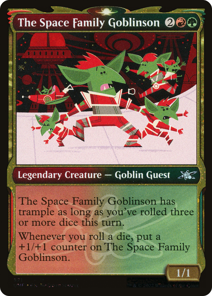{C} The Space Family Goblinson (Showcase) (Galaxy Foil) [Unfinity][UNF 521]