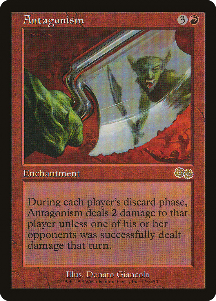 {R} Antagonism [Urza's Saga][USG 173] - Misty Mountain Games