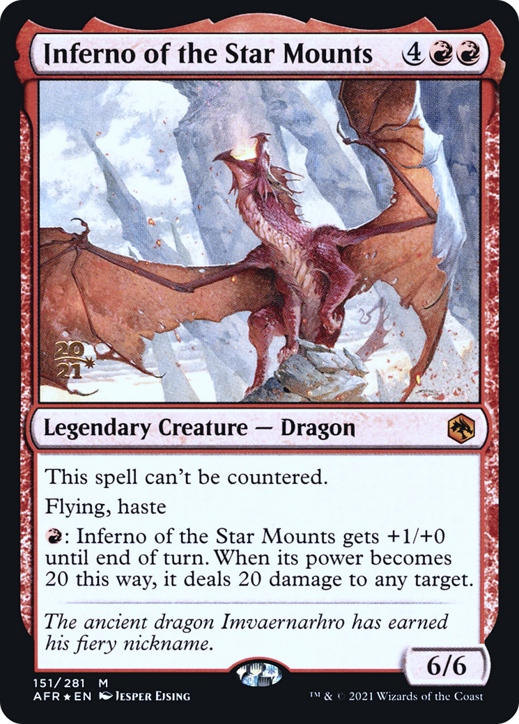 {R} Inferno of the Star Mounts [Dungeons & Dragons: Adventures in the Forgotten Realms Prerelease Promos][PR AFR 151]