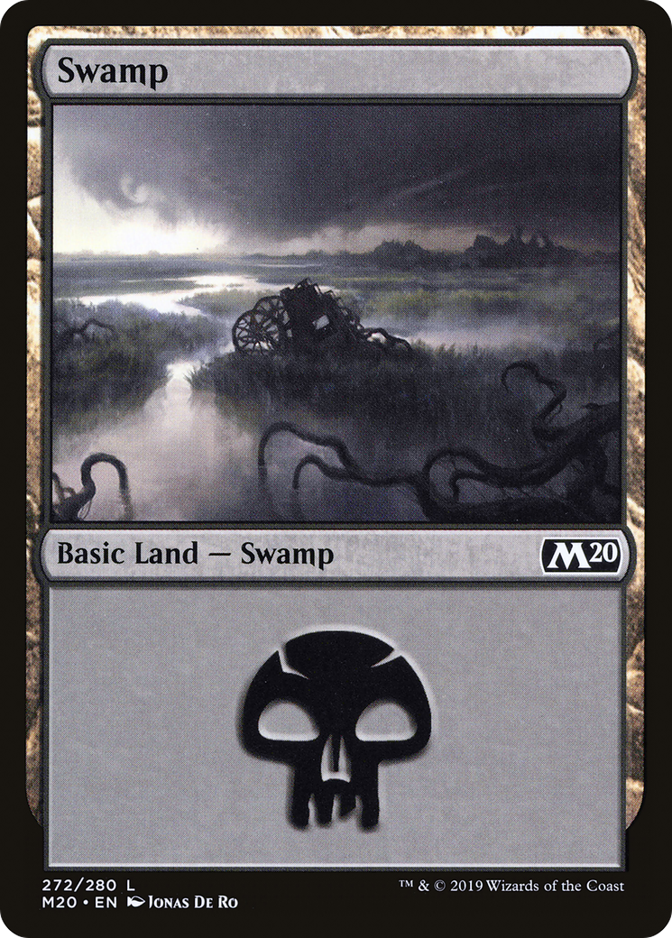 {B}[M20 272] Swamp (272) [Core Set 2020]