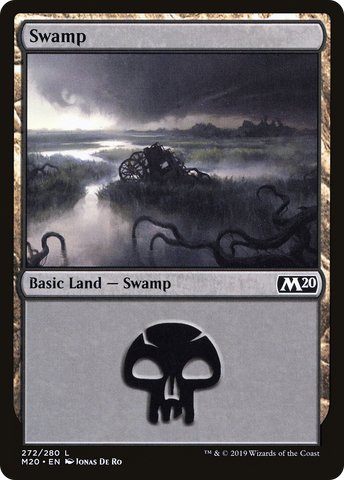 {B}[M20 272] Swamp (272) [Core Set 2020]