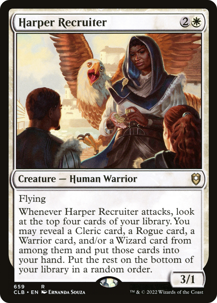 {R} Harper Recruiter [Commander Legends: Battle for Baldur's Gate][CLB 659]