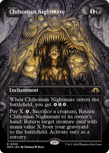 {R} Chthonian Nightmare (Borderless) [Modern Horizons 3][MH3 330]