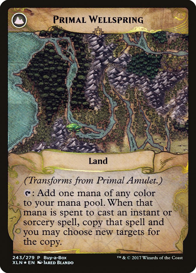 {R} Primal Amulet // Primal Wellspring (Buy-A-Box) [Ixalan Treasure Chest][PA PXTC 243] - Misty Mountain Games