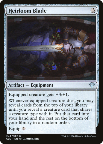 {C} Heirloom Blade [Commander 2020][C20 242]