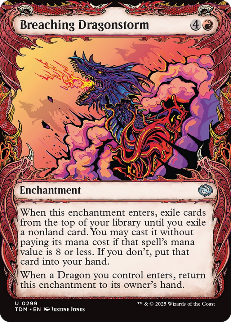 {@C} Breaching Dragonstorm (Showcase) [Tarkir: Dragonstorm][TDM 299]