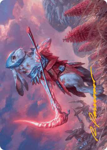 {A} Baylen, the Haymaker Art Card (Gold-Stamped Signature) [Bloomburrow Art Series][GS ABLB 025]