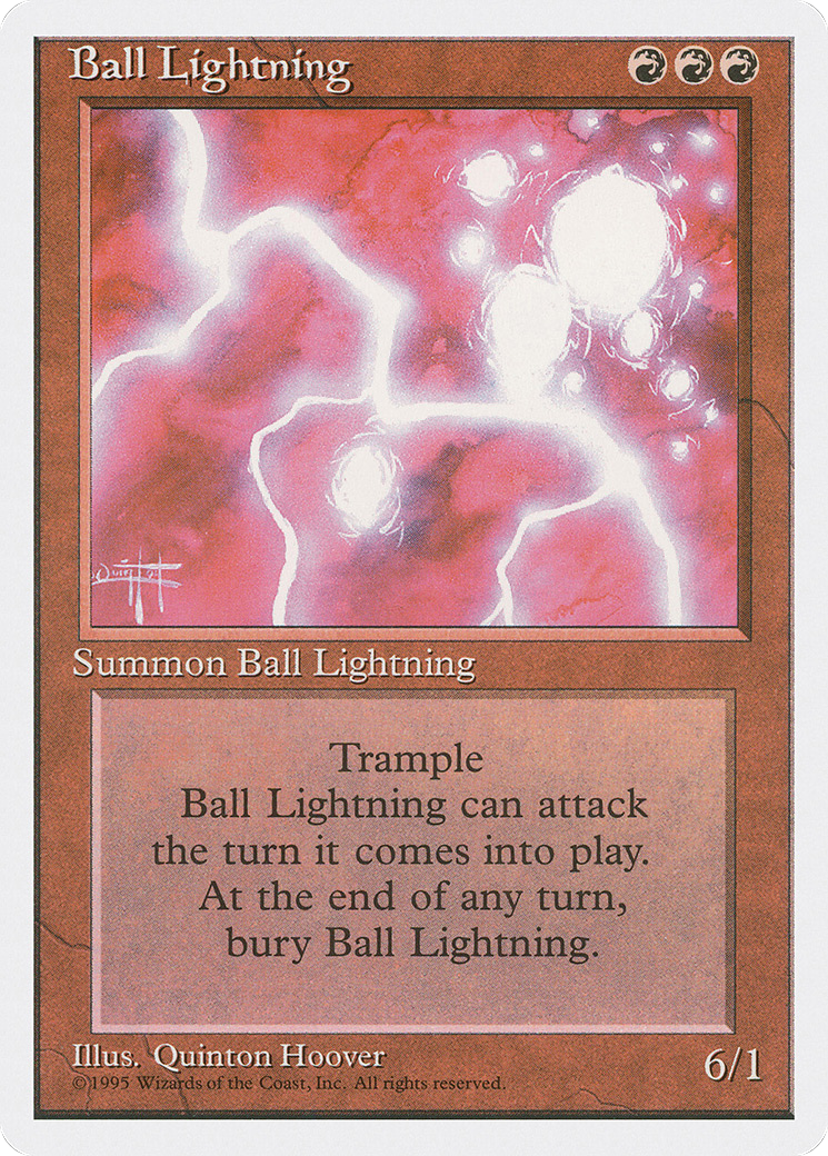 {R} Ball Lightning [Fourth Edition][4ED 176] - Misty Mountain Games