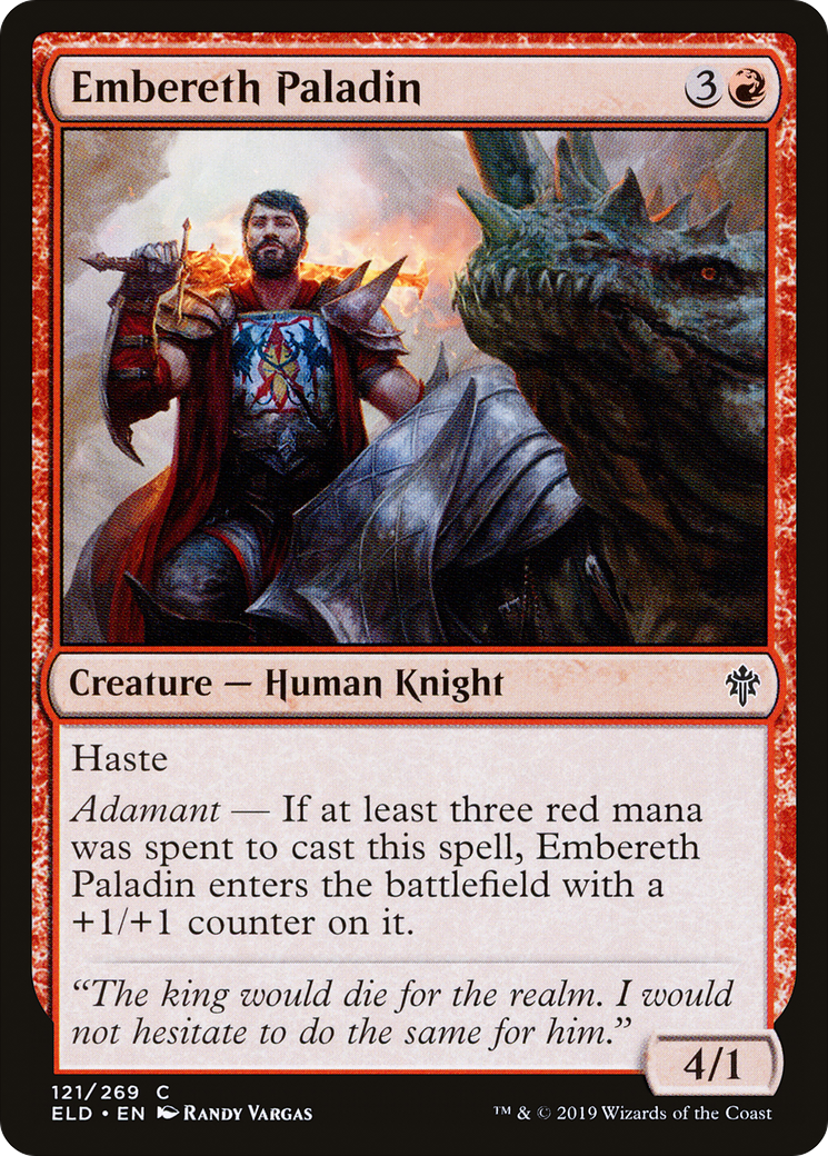 {C} Embereth Paladin [Throne of Eldraine][ELD 121]