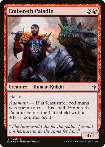 {C} Embereth Paladin [Throne of Eldraine][ELD 121]
