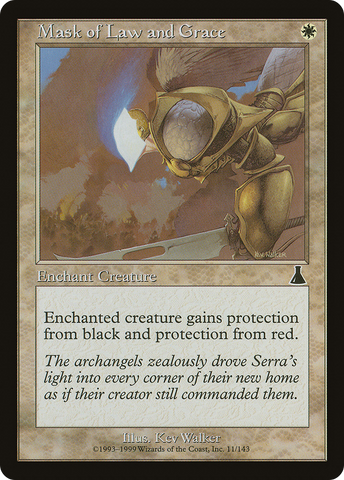 {C} Mask of Law and Grace [Urza's Destiny][UDS 011]