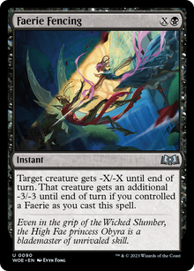 {@C} Faerie Fencing [Wilds of Eldraine][WOE 090]