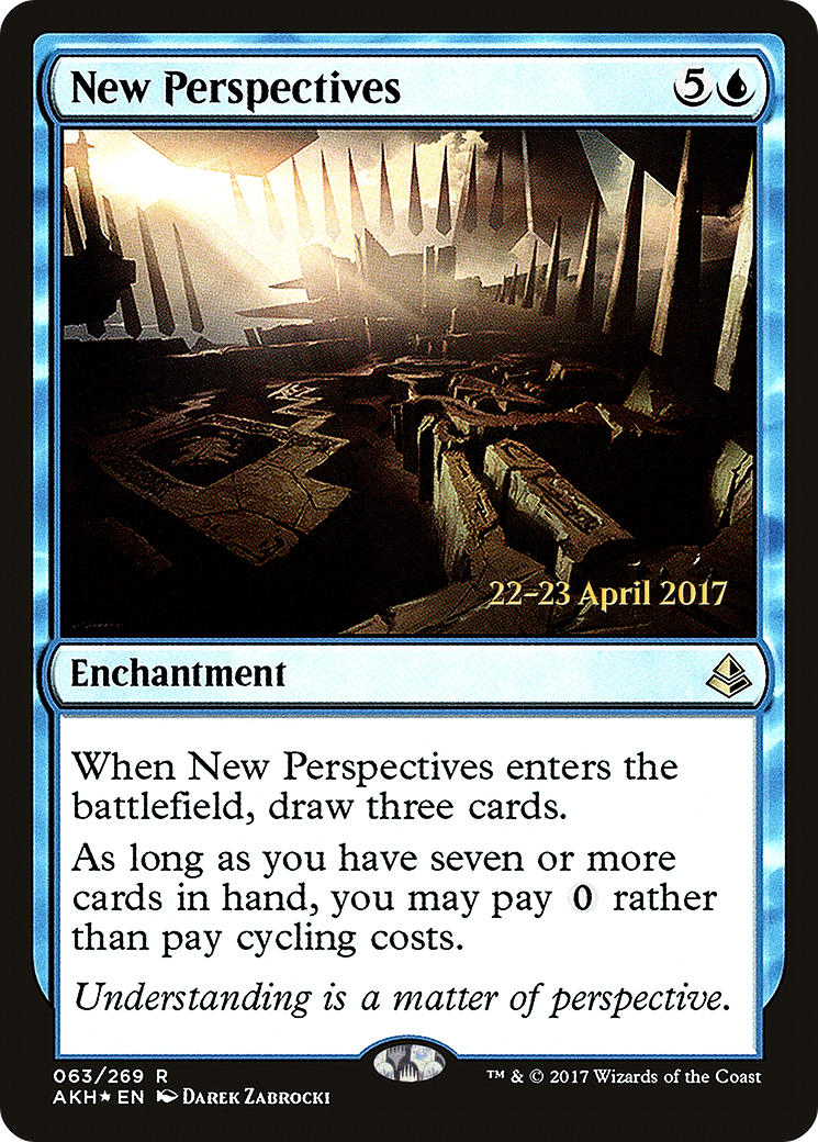 {R} New Perspectives [Amonkhet Prerelease Promos][PR AKH 063]