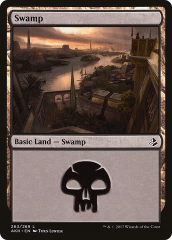 {B}[AKH 263] Swamp (263) [Amonkhet]