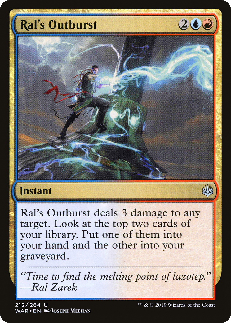 {C} Ral's Outburst [War of the Spark][WAR 212]