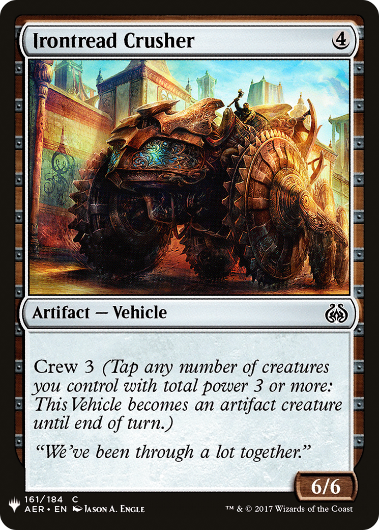 {C} Irontread Crusher [Mystery Booster][LS AER 161]
