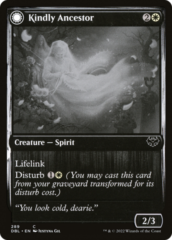 {C} Kindly Ancestor // Ancestor's Embrace [Innistrad: Double Feature][DBL 289]