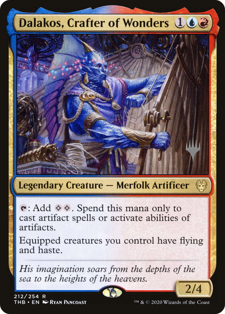 {R} Dalakos, Crafter of Wonders (Promo Pack) [Theros Beyond Death Promos][PP THB 212]