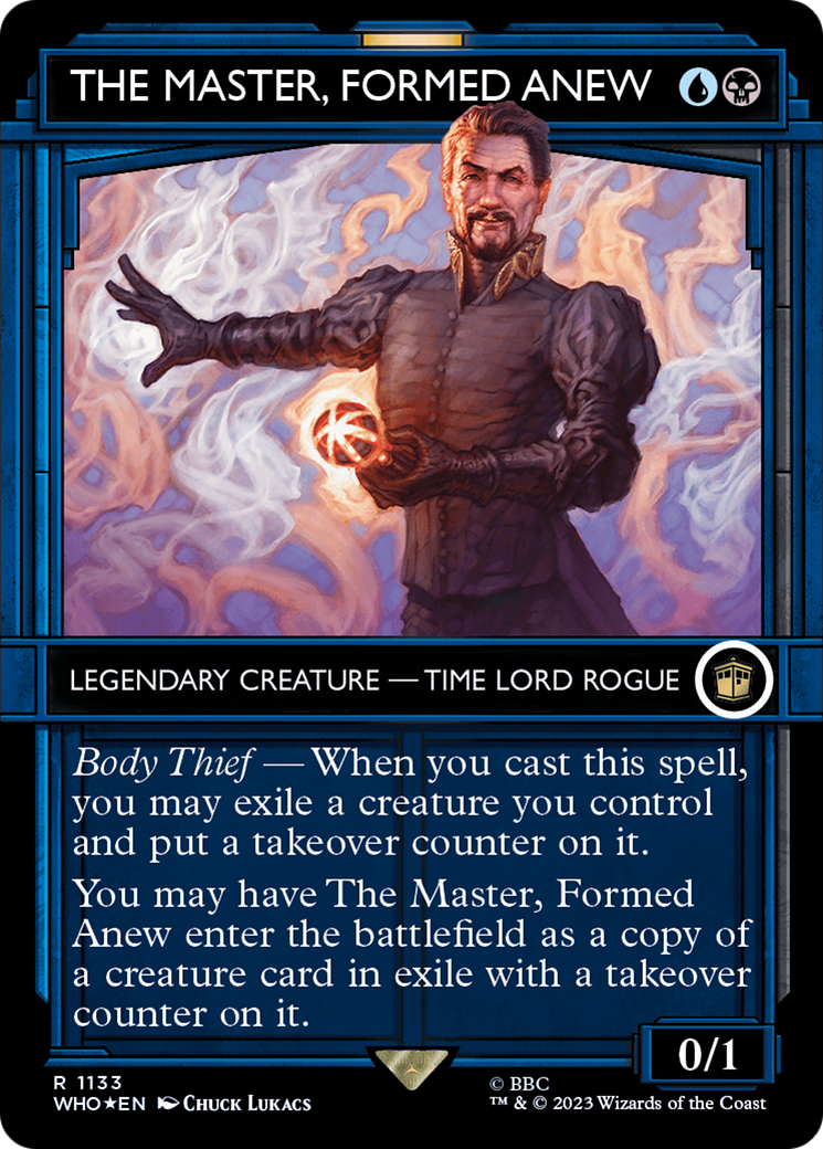 {R} The Master, Formed Anew (Showcase) (Surge Foil) [Doctor Who][WHO 1133]