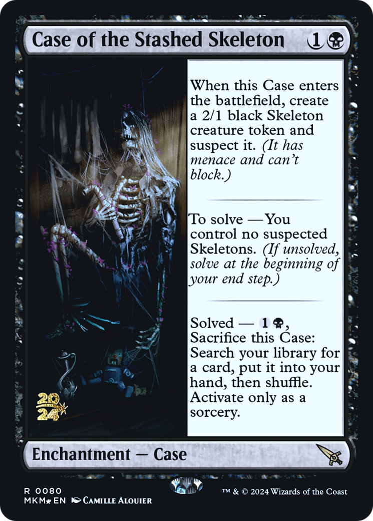 {R} Case of the Stashed Skeleton [Murders at Karlov Manor Prerelease Promos][PR MKM 080]