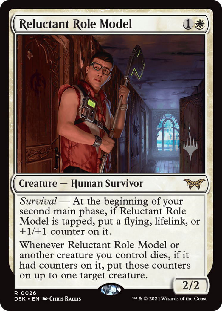 {@R} Reluctant Role Model [Duskmourn: House of Horror Promos][PP DSK 026]