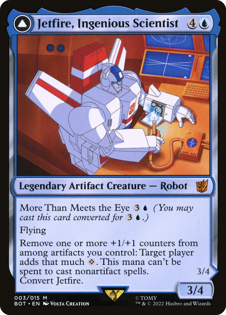 {R} Jetfire, Ingenious Scientist // Jetfire, Air Guardian [Transformers][BOT 003]