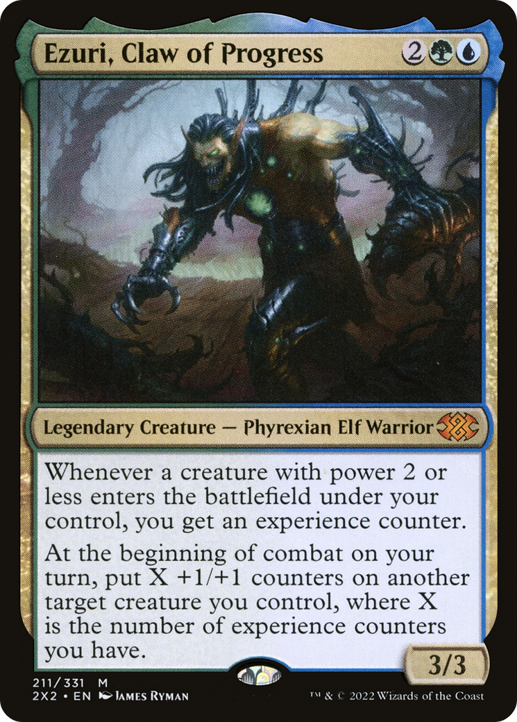 {R} Ezuri, Claw of Progress [Double Masters 2022][2X2 211]