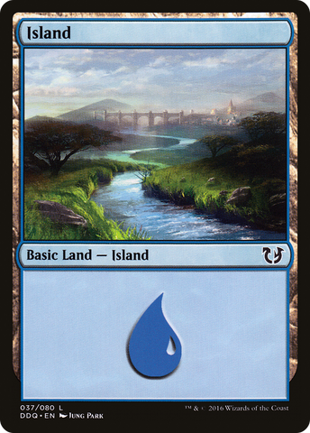 {B}[DDQ 037] Island (37) [Duel Decks: Blessed vs. Cursed]