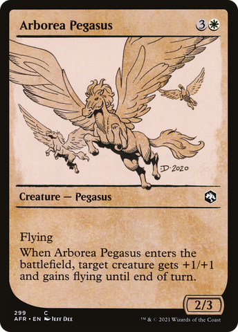 {C} Arborea Pegasus (Showcase) [Dungeons & Dragons: Adventures in the Forgotten Realms][AFR 299]