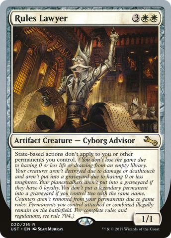 {R} Rules Lawyer [Unstable][UST 020]