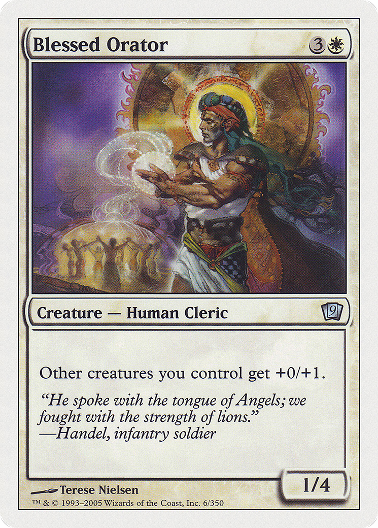{C} Blessed Orator [Ninth Edition][9ED 006]