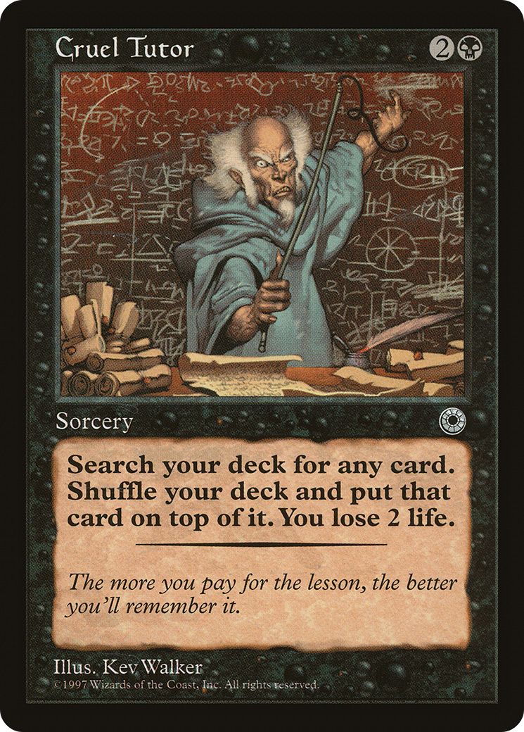 {R} Cruel Tutor [Portal][POR 087]