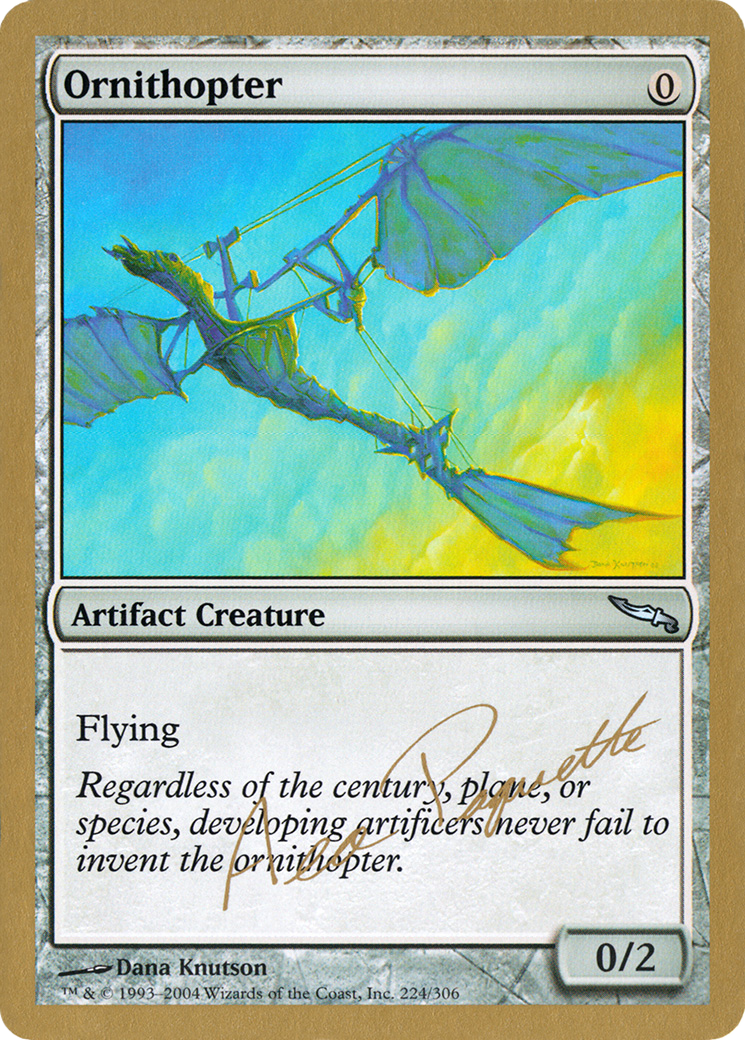 {C} Ornithopter (Aeo Paquette) [World Championship Decks 2004][GB WC04 AP224]