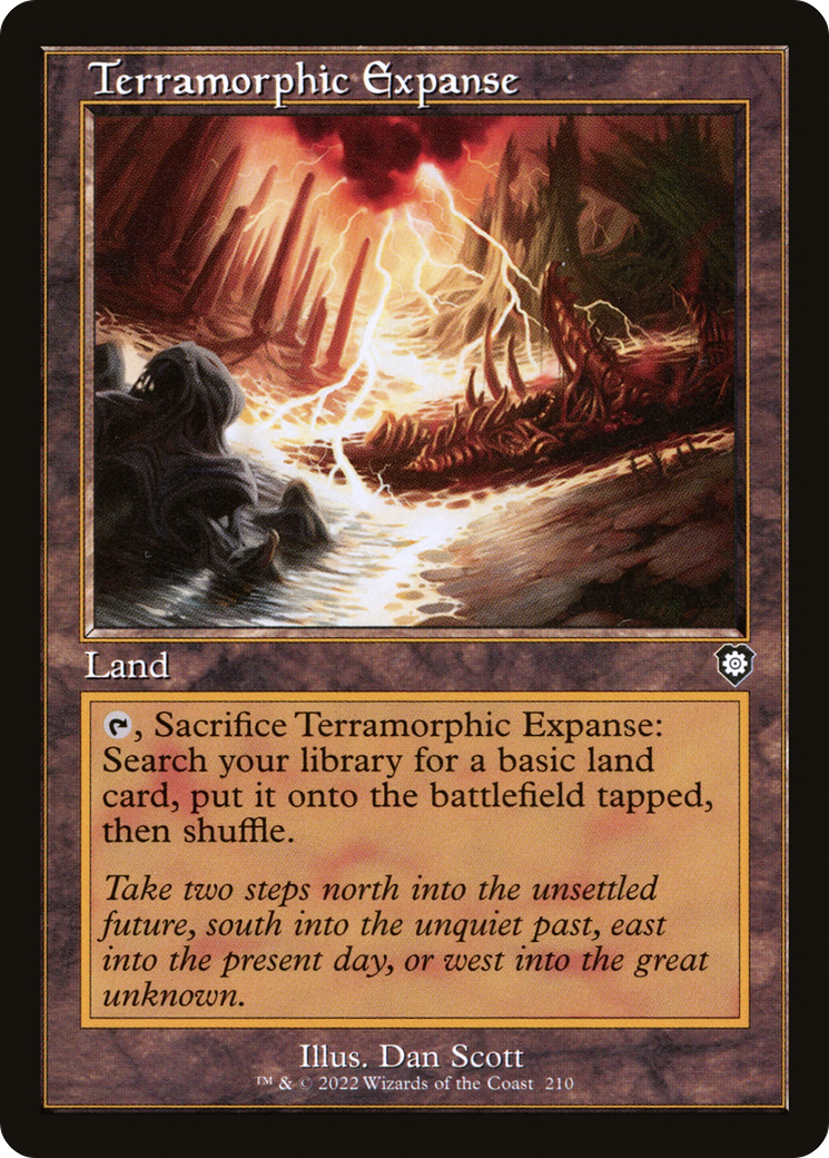 {C} Terramorphic Expanse (Retro) [The Brothers' War Commander][BRC 210]