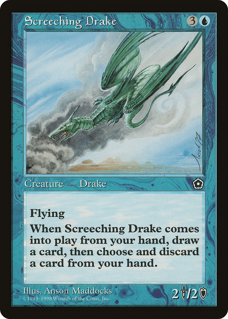 {C} Screeching Drake [Portal Second Age][PO2 044]