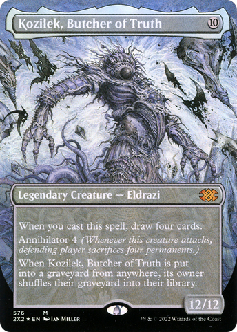 {R} Kozilek, Butcher of Truth (Textured Foil) [Double Masters 2022][2X2 576]