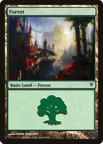 {B}[DDM 086] Forest (86) [Duel Decks: Jace vs. Vraska]