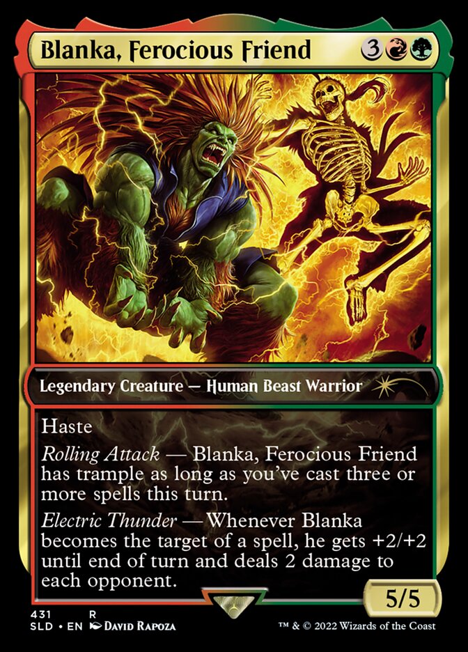 {R} Blanka, Ferocious Friend [Secret Lair Drop Series][SLD 431]