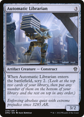 {C} Automatic Librarian [Dominaria United][DMU 229]