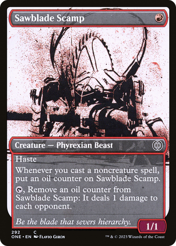 {C} Sawblade Scamp (Showcase Ichor) [Phyrexia: All Will Be One][ONE 292]