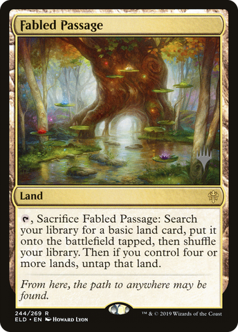 {R} Fabled Passage (Promo Pack) [Throne of Eldraine Promos][PP ELD 244]