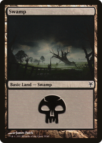 {B}[DDK 035] Swamp (35) [Duel Decks: Sorin vs. Tibalt]