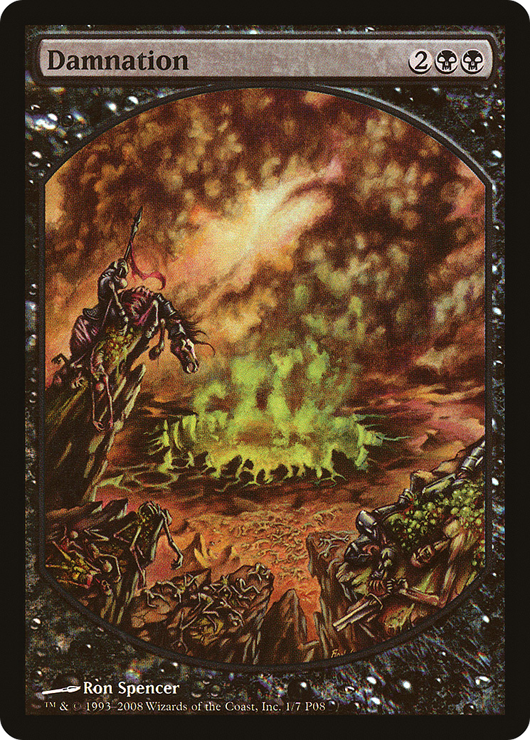 {R} Damnation [Magic Player Rewards 2008][PA P08 001] - Misty Mountain Games