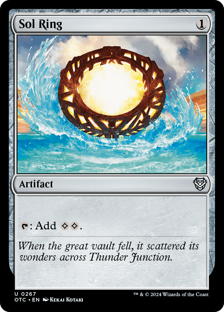 {C} Sol Ring [Outlaws of Thunder Junction Commander][OTC 267]