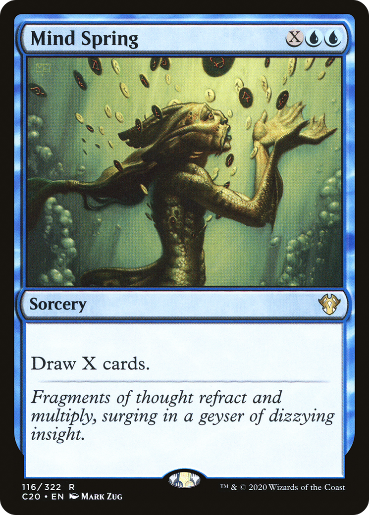 {R} Mind Spring [Commander 2020][C20 116]