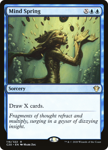 {R} Mind Spring [Commander 2020][C20 116]