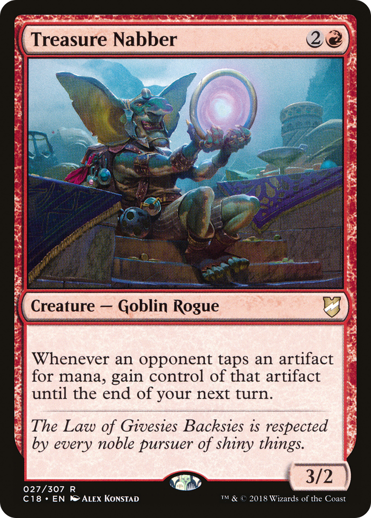 {R} Treasure Nabber [Commander 2018][C18 027] - Misty Mountain Games