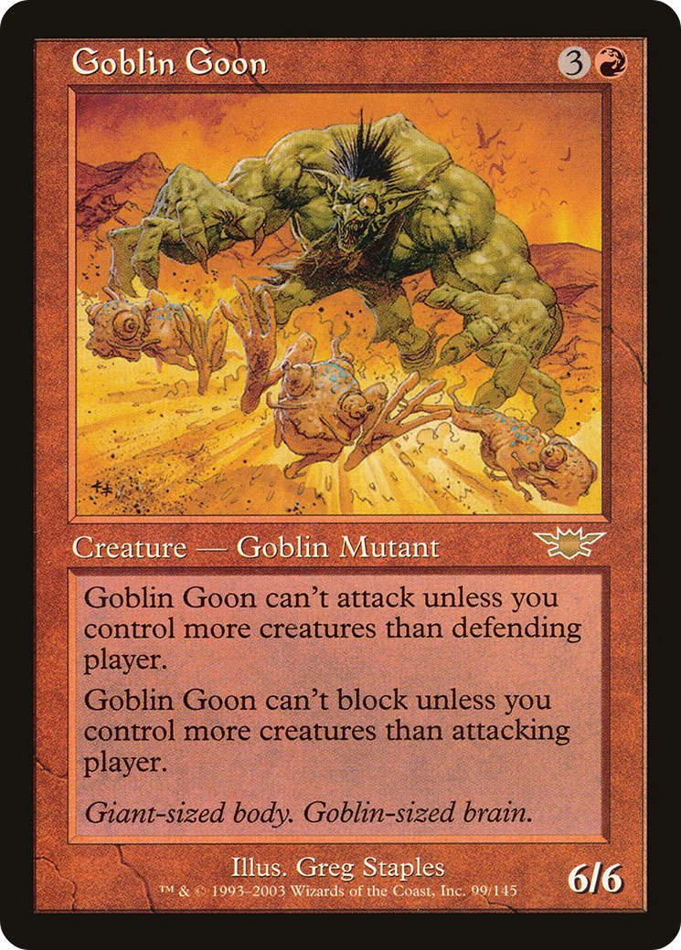 {R} Goblin Goon [Legions][LGN 099] - Misty Mountain Games