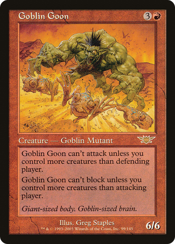{R} Goblin Goon [Legions][LGN 099]